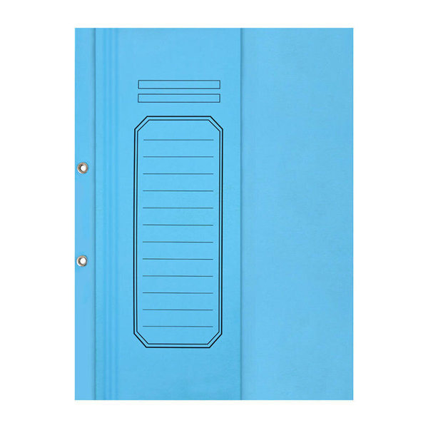 Alemdar Yarım Kapak Telli Dosya Lüks 25'li Paket - Mavi