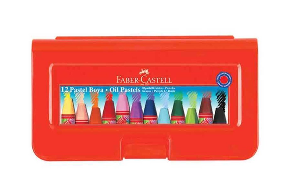 Faber Castell Pastel Boya Çantalı Köşeli 12 Renk