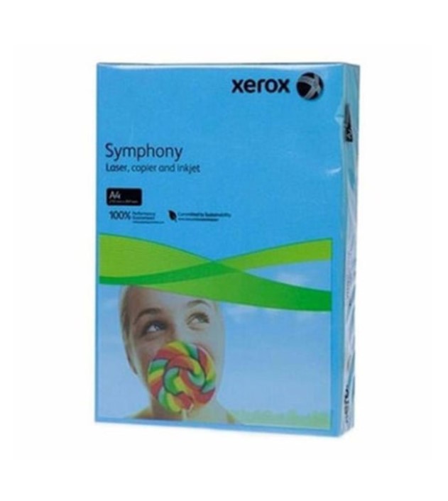 Xerox Symphony Renkli Fotokopi Kağıdı A4 80 gr 500 Adet -K. Mavi